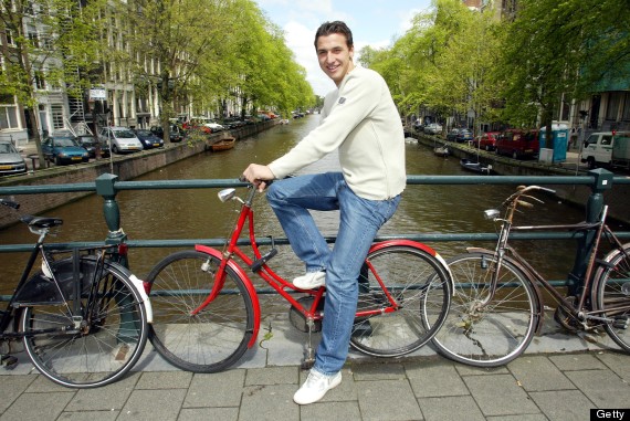 Zlatan Ibrahimovic during a photoshoot on July 1, 2001 at Amsterdam, Netherlands. (Photo by VI Images via Getty Images)