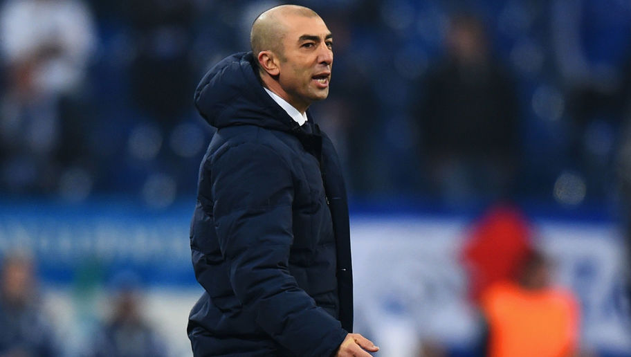 GELSENKIRCHEN, GERMANY - NOVEMBER 25: Roberto Di Matteo head coach of Schalke shouts during the UEFA Champions League Group G match between FC Schalke 04 and Chelsea FC at Veltins-Arena on November 25, 2014 in Gelsenkirchen, Germany. (Photo by Lars Baron/Bongarts/Getty Images)